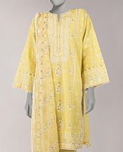 Junaid Jamshed Yellow Lawn Suit- Pakistani Lawn Dress