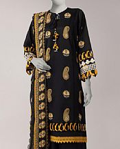 Junaid Jamshed Black Lawn Suit- Pakistani Designer Lawn Suits