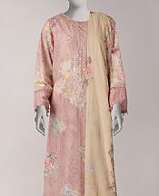 Junaid Jamshed Oriental Pink Lawn Suit- Pakistani Designer Lawn Suits