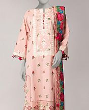 Junaid Jamshed Pale Pink Lawn Suit- Pakistani Lawn Dress