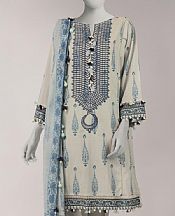 Junaid Jamshed Grey Lawn Suit- Pakistani Designer Lawn Suits