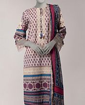 Junaid Jamshed Cavern Pink Lawn Suit- Pakistani Designer Lawn Suits