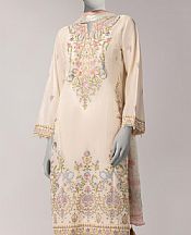 Junaid Jamshed Ivory Lawn Suit- Pakistani Lawn Dress