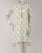 Junaid Jamshed Ivory Lawn Kurti- Pakistani Lawn Dress