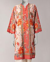 Junaid Jamshed Oyster Pink/Coral Lawn Kurti- Pakistani Lawn Dress