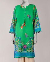Junaid Jamshed Green Lawn Kurti- Pakistani Designer Lawn Suits