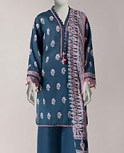 Junaid Jamshed Pickled Bluewood Lawn Suit- Pakistani Lawn Dress