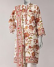 Junaid Jamshed Off White Lawn Suit- Pakistani Designer Lawn Suits