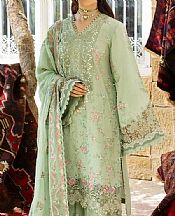 Kahf Apple Green Karandi Suit- Pakistani Winter Dress