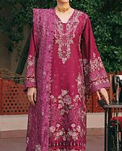 Kahf Magenta Lawn Suit- Pakistani Lawn Dress