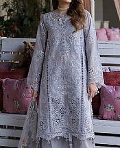 Kahf Oslo Grey Lawn Suit- Pakistani Designer Lawn Suits