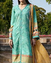 Kahf Aqua Lawn Suit- Pakistani Designer Lawn Suits