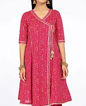 Crimson Lawn Suit (2 Pcs)- Pakistani Designer Lawn Dress