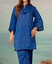Kayseria Royal Blue Lawn Kurti- Pakistani Lawn Dress