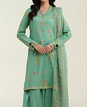 Kayseria Leaf Green Lawn Suit- Pakistani Lawn Dress