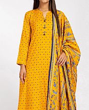 Mustard Lawn Suit