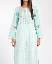 Kayseria Sky Blue Lawn Kurti- Pakistani Designer Lawn Suits