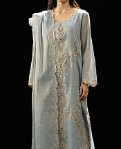 Sky Blue Masoori Suit __2 Pcs__- Pakistani Winter Dress