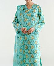 Turquoise Lawn Suit