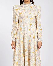 Off-white Lawn Kurti
