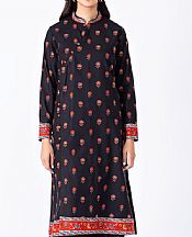 Black Khaddar Kurti