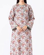 Kayseria Off-white Khaddar Suit (2 Pcs)- Pakistani Winter Dress