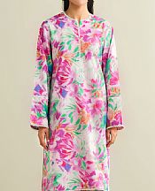 Kayseria Grey/Pink Lawn Suit (2 Pcs)- Pakistani Designer Lawn Suits