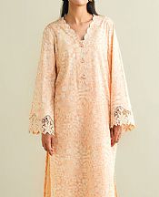 Kayseria Peach Lawn Suit (2 Pcs)- Pakistani Lawn Dress