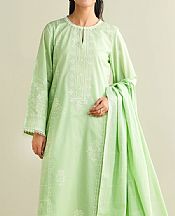 Kayseria Light Green Lawn Suit- Pakistani Lawn Dress