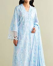 Kayseria Baby Blue Lawn Suit- Pakistani Lawn Dress