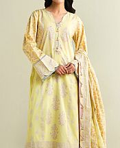 Kayseria Yellow Lawn Suit- Pakistani Designer Lawn Suits