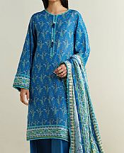 Kayseria Blue Lawn Suit- Pakistani Lawn Dress