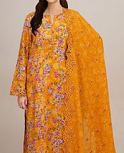 Kayseria Mustard Khaddar Suit- Pakistani Winter Dress
