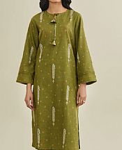 Kayseria Green Khaddar Suit (2 Pcs)- Pakistani Winter Clothing