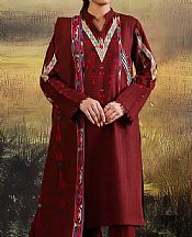 Kayseria Maroon Khaddar Suit- Pakistani Winter Clothing
