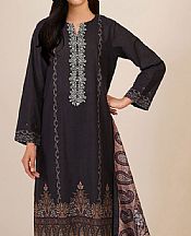 Kayseria Black Khaddar Suit- Pakistani Winter Dress
