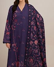 Kayseria Purple Khaddar Suit- Pakistani Winter Clothing