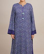 Kayseria Navy Blue Percale Suit (2 Pcs)- Pakistani Winter Clothing