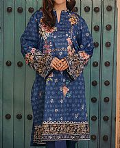 Kayseria Navy Blue Lawn Kurti- Pakistani Designer Lawn Suits