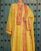 Kayseria Mustard Lawn Suit- Pakistani Lawn Dress