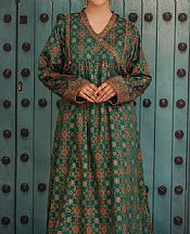 Kayseria Emerald Green Lawn Kurti- Pakistani Designer Lawn Suits