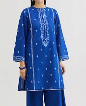 Kayseria Royal Blue Lawn Suit (2 pcs)- Pakistani Designer Lawn Suits