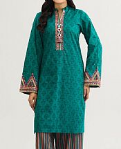 Kayseria Teal Lawn Suit (2 pcs)- Pakistani Designer Lawn Suits