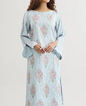 Kayseria Pale Aqua Lawn Suit (2 pcs)- Pakistani Designer Lawn Suits