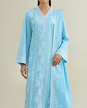 Kayseria Baby Blue Lawn Suit- Pakistani Designer Lawn Suits