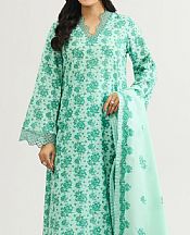 Kayseria Sea Green Lawn Suit- Pakistani Designer Lawn Suits