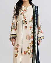 Kayseria Off White Lawn Suit- Pakistani Lawn Dress