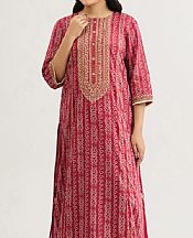 Kayseria Red/Off White Lawn Suit (2 pcs)- Pakistani Lawn Dress