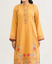 Kayseria Light Orange Lawn Suit (2 pcs)- Pakistani Lawn Dress