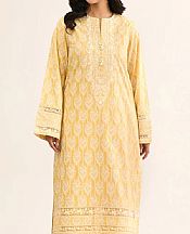 Kayseria Yellow Lawn Suit (2 pcs)- Pakistani Lawn Dress